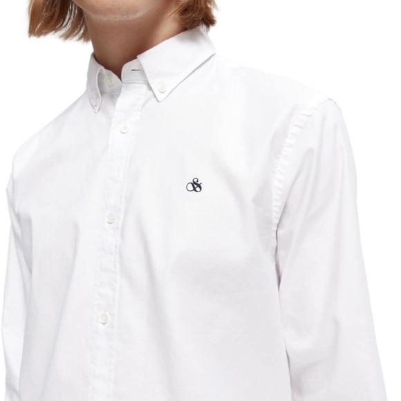 Scotch & Soda Classic White Shirt - Picture 13 of 17